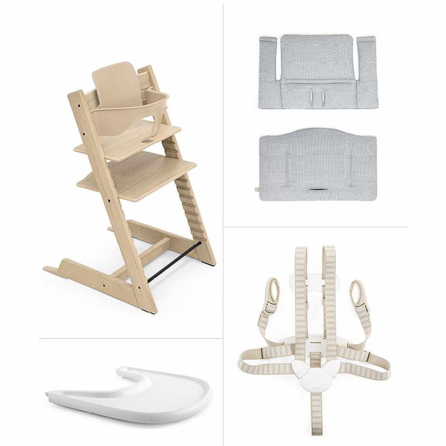 Gear Stokke | Tripp Trapp® Complete Oak Nordic Blue