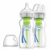 Feeding Dr. Brown's Glass Baby Bottles | Options+ Wide Neck Glass Bottle - 2 Pk