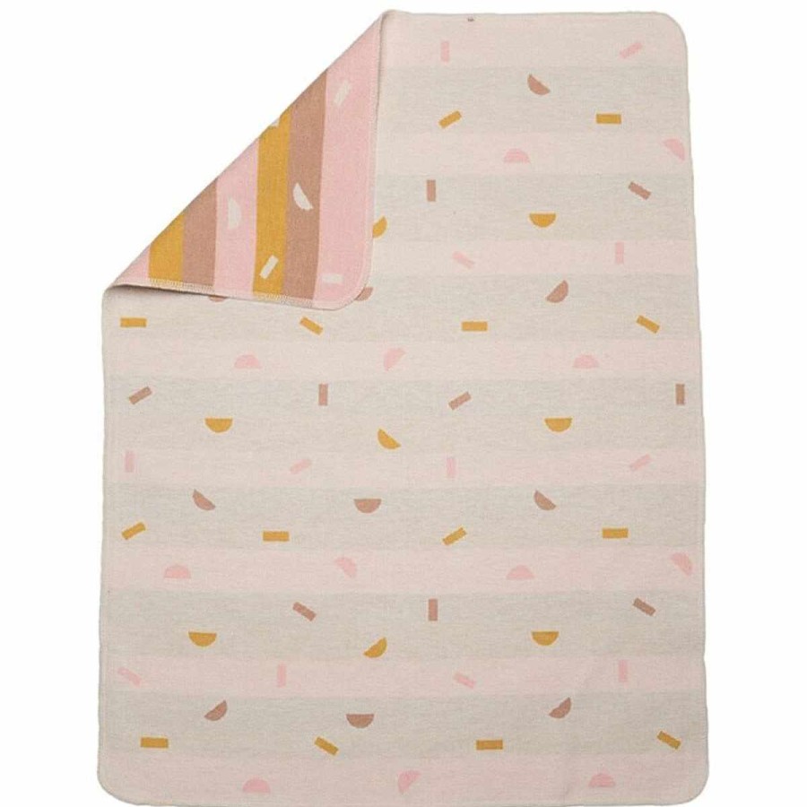 Bedding + Decor David Fussenegger Baby Blankets | Juwel Shapes Allover