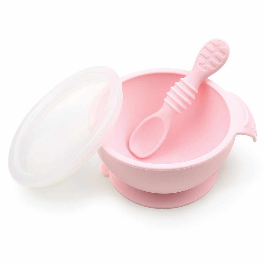 Feeding Bumkins Grip + Suction Dishes | Silicone First Feeding Set