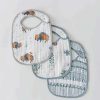 Feeding Little Unicorn Muslin Bibs | Cotton Muslin Classic Bib