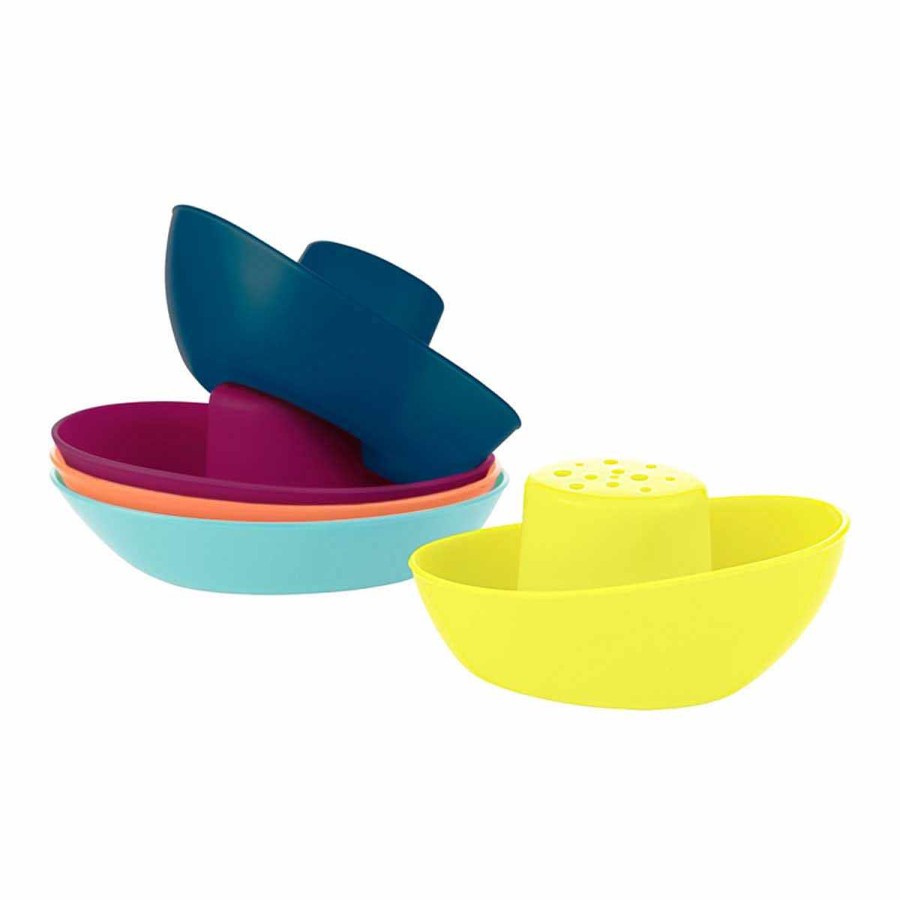 Bathing Boon Inc. Bath Toys For Babies | Fleet Stacking Boat Cups