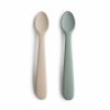 Feeding Mushie Utensils | Silicone Feeding Spoon