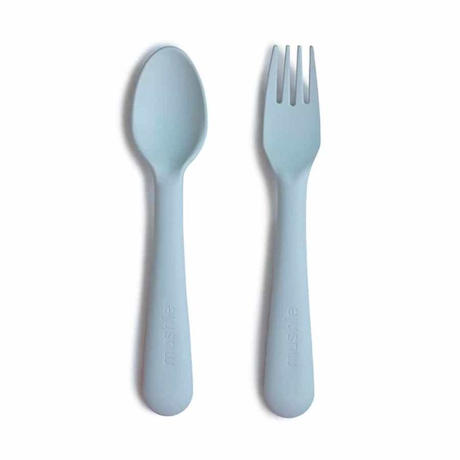 Feeding Mushie Utensils | Fork & Spoon Set