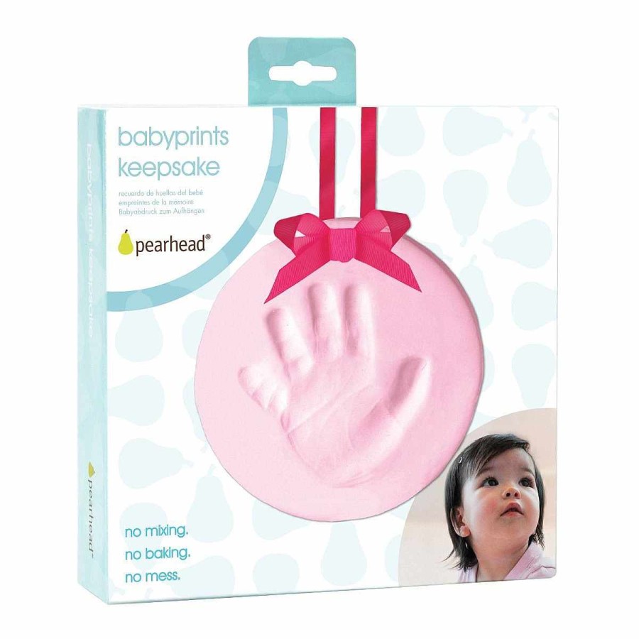 Bedding + Decor Pearhead | Babyprint Ornament - Pink