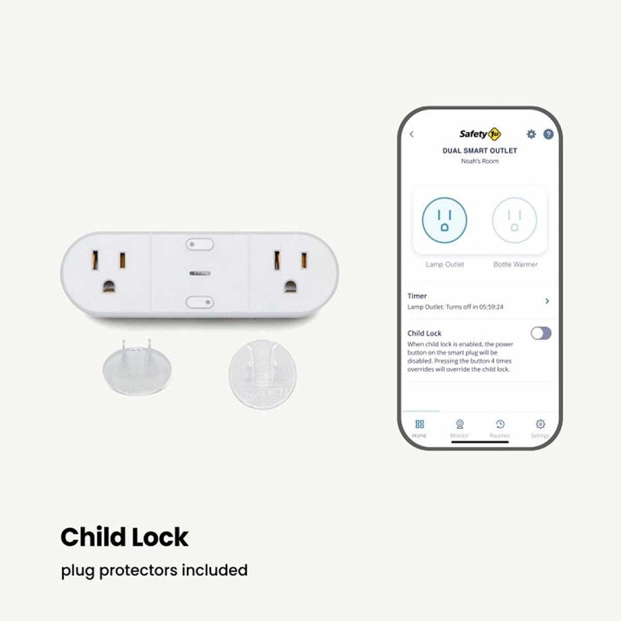 Health + Safety Safety 1st Smart Trackers | Connected Smart Outlets