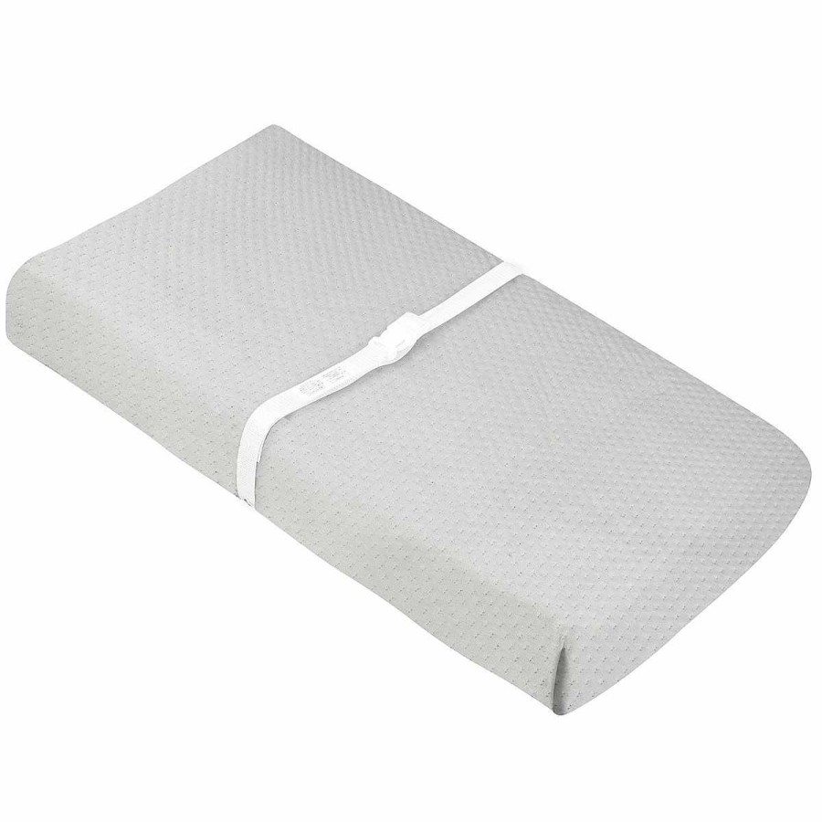 Bedding + Decor Kushies Changing Pad Covers | Light Waterproof Change Pad Cover Grey