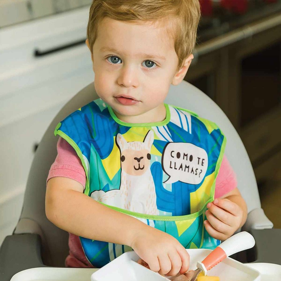 Feeding Tiny Twinkle Catch Bibs | Mess Proof Easy Bib