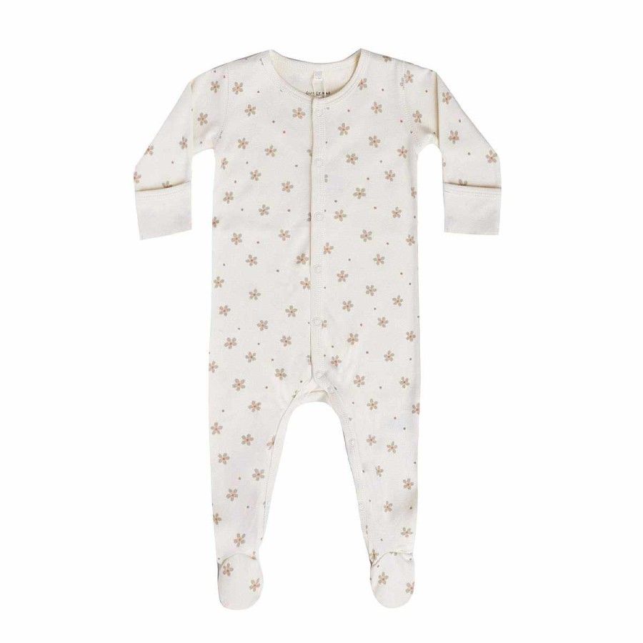 Apparel + Shoes Quincy Mae Onesies + Sleepers | Full Snap Footie