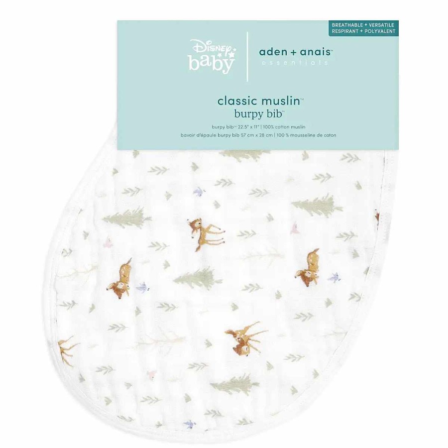 Feeding aden + anais Muslin Bibs | Burpy Bib Disney + Friends