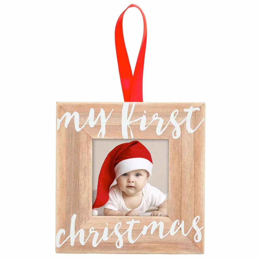 Bedding + Decor Pearhead | Holiday First Christmas Wooden Ornament