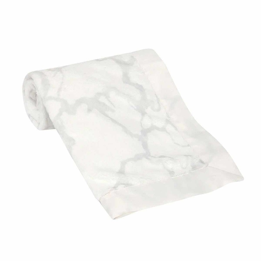 Bedding + Decor Lambs & Ivy Security Blankets | Marble Blanket