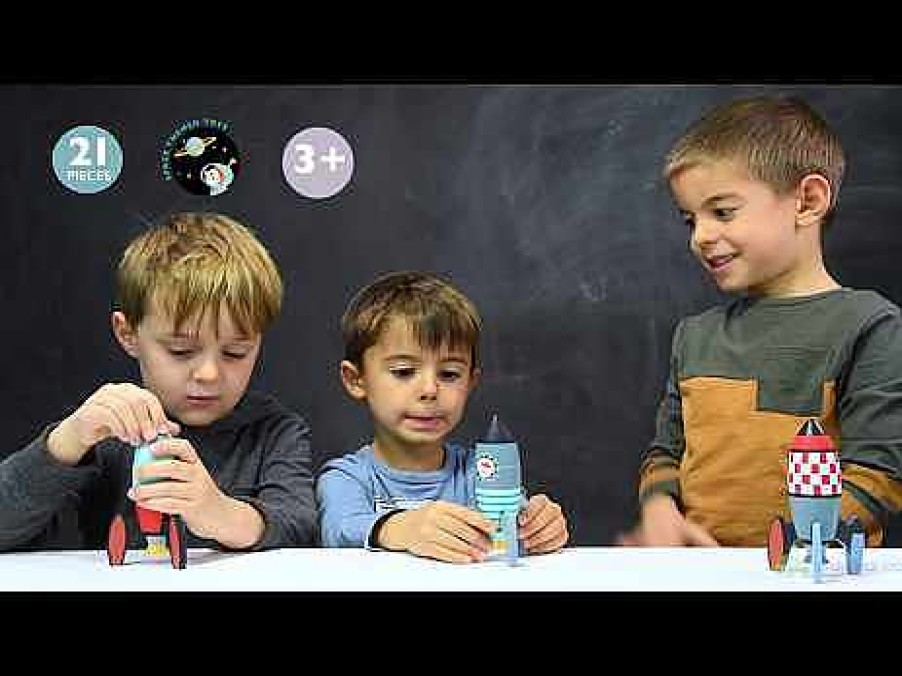 Toys + Gifts Tender Leaf Toys | Rocket Construction