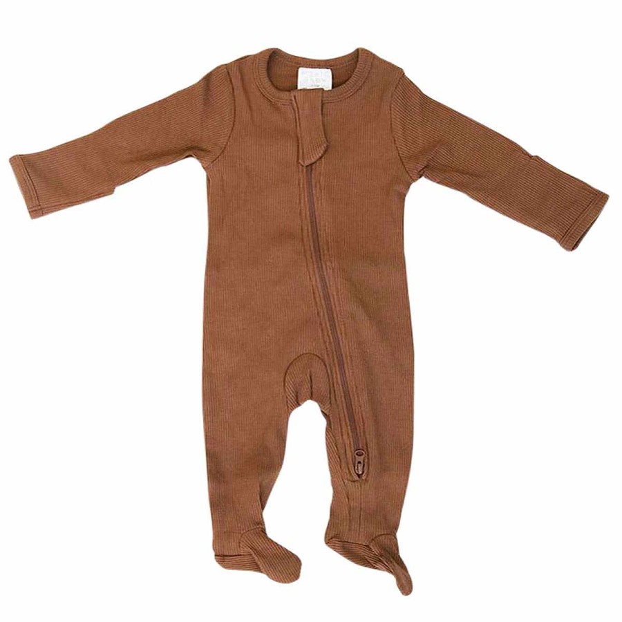 Apparel + Shoes Mebie Baby Onesies + Sleepers | Organic Footed Zipper One-Piece