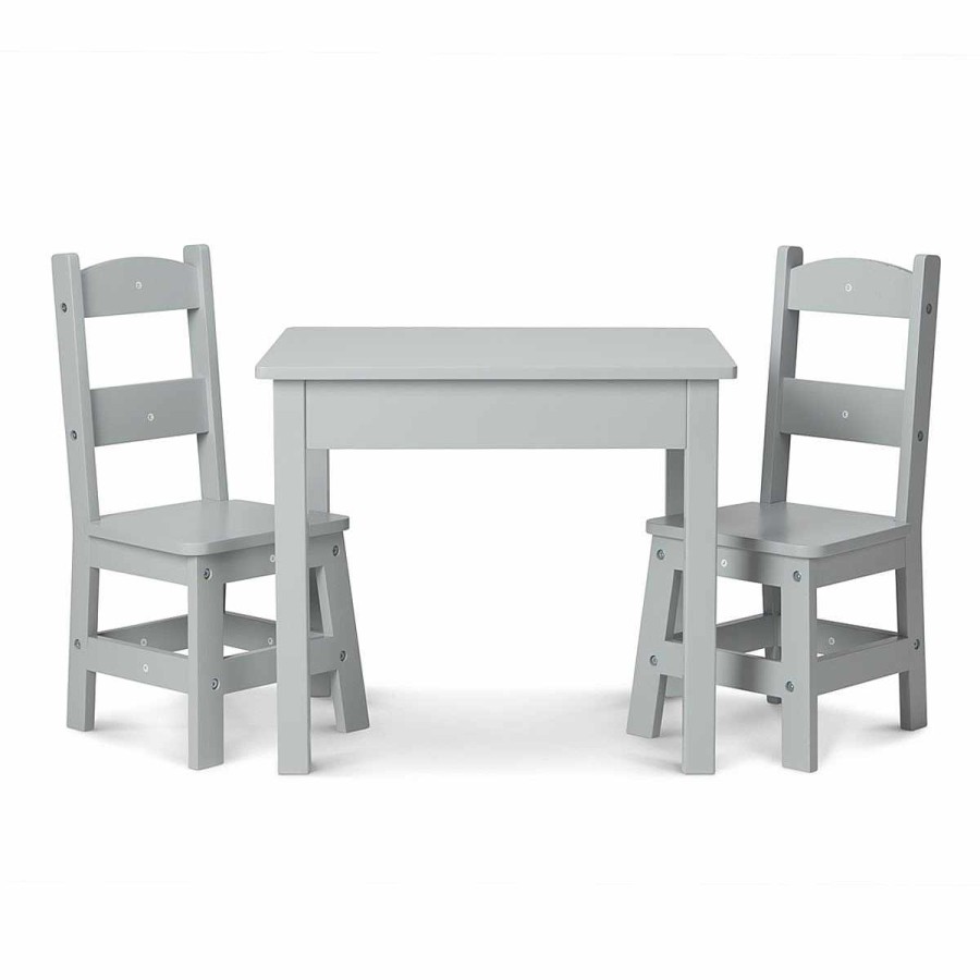 Furniture Melissa & Doug Tables + Chairs | Wooden Table & Chair Set