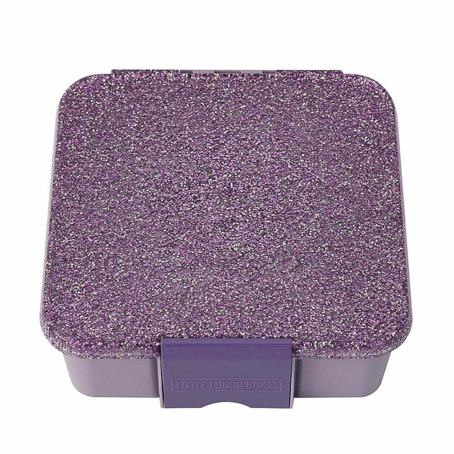 Feeding Little Lunch Box Co Kids Bento Boxes | Bento Three Glitter Purple