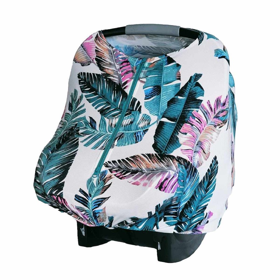 Feeding Baby Leaf Nursing Covers | Car Seat Cover