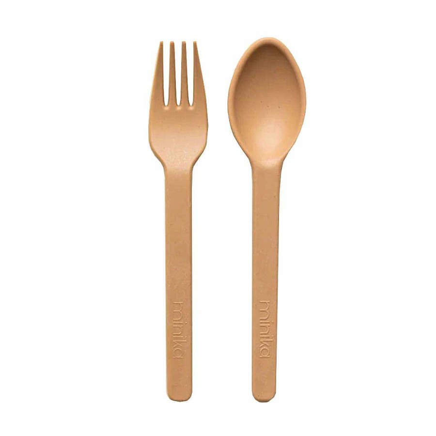 Feeding Minika Utensils | Wheat Straw Utensil Set