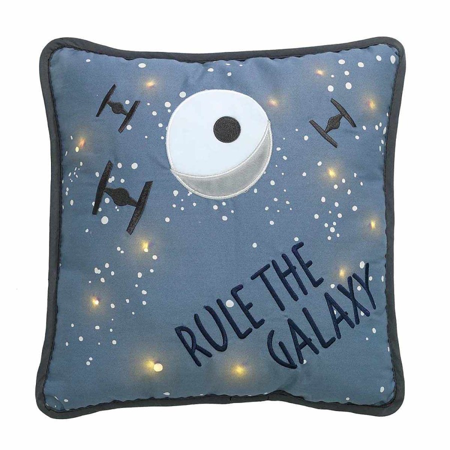 Bedding + Decor Lambs & Ivy Decorative Pillows | Star Wars Galaxy Light Up Pillow