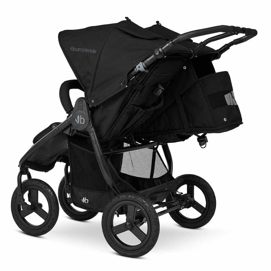 Gear Bumbleride All-Terrain Strollers | Indie Twin Stroller - Matte Black