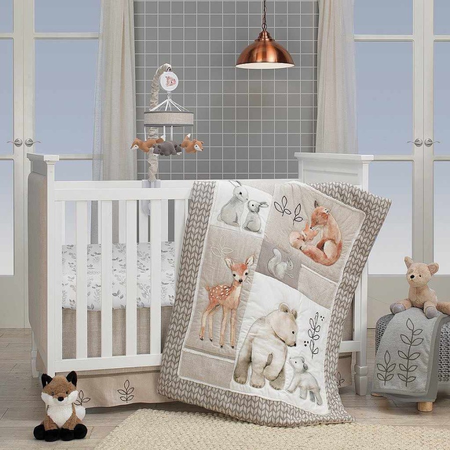 Bedding + Decor Lambs & Ivy Crib Sheets | Painted Forest Crib Sheet