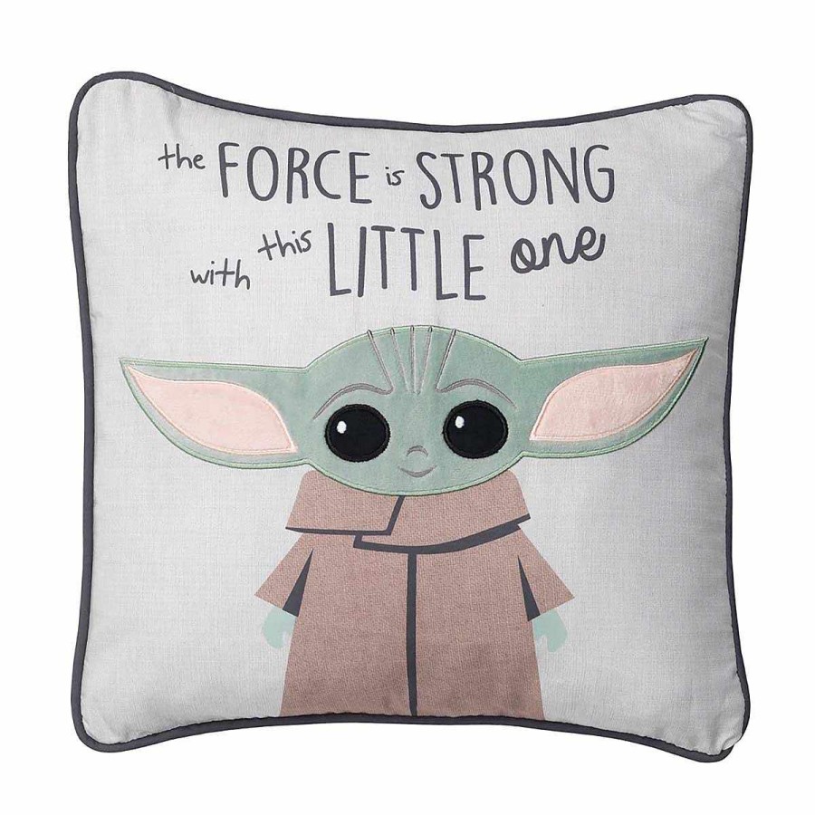 Bedding + Decor Lambs & Ivy Decorative Pillows | Star Wars The Child Pillow