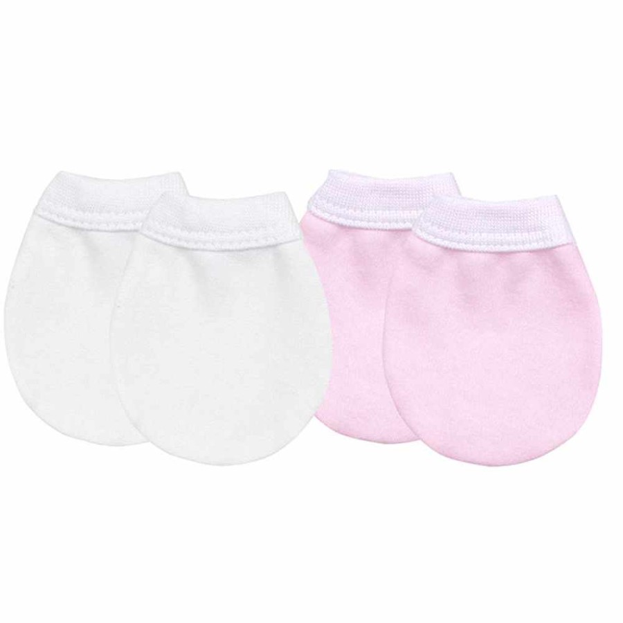 Apparel + Shoes Kushies Infant Scratch Mitts | Jersey No-Scratch Mitts