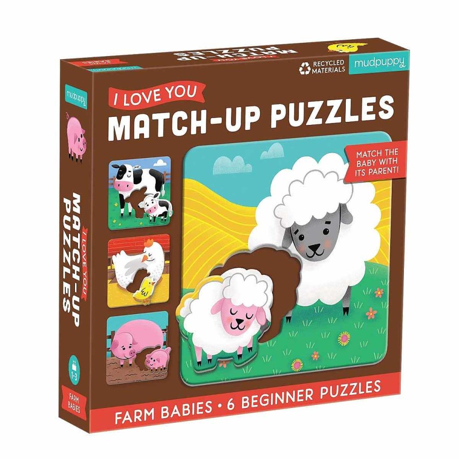 Toys + Gifts Mudpuppy Kids Puzzles | I Love You Match Puzzles