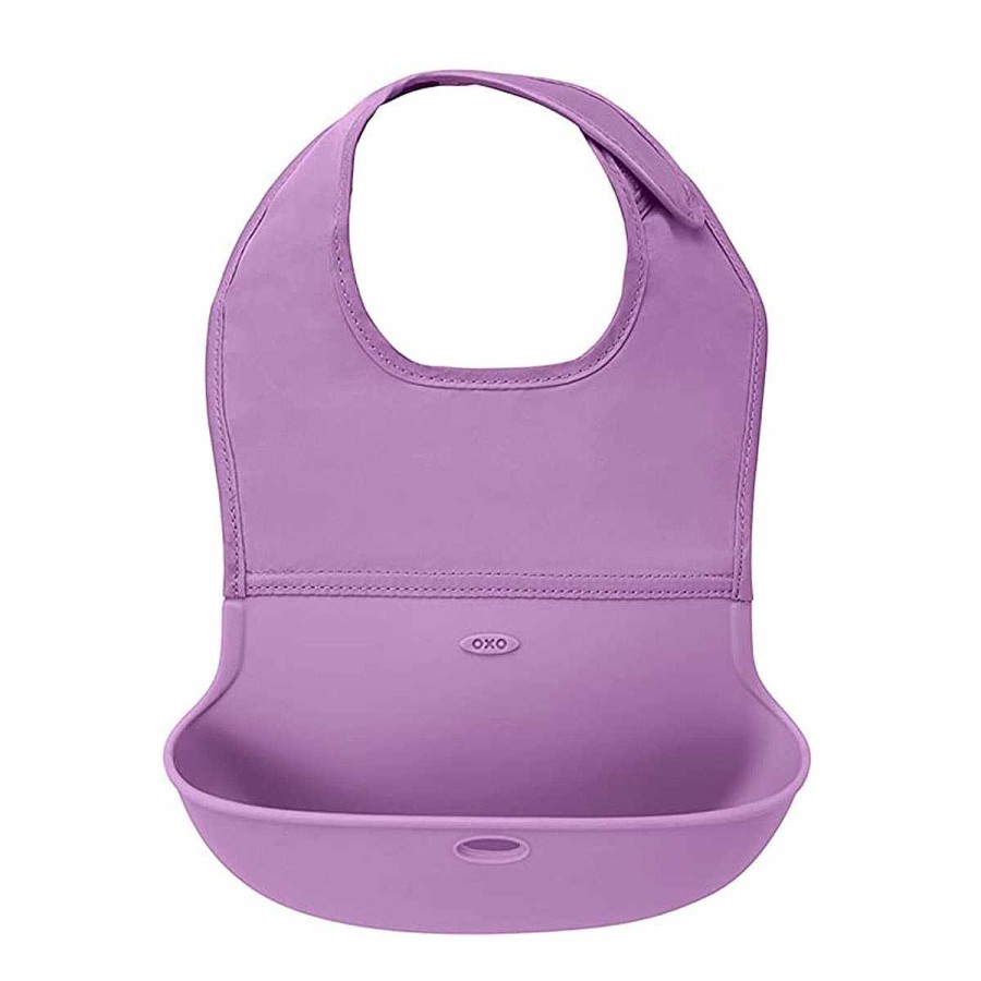 Feeding Oxo Tot Catch Bibs | Roll-Up Bib