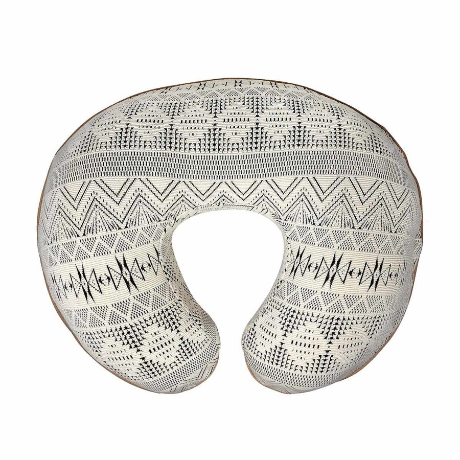 Feeding Boppy Nursing Pillows | Original Luxe Nursing Support Sand And Ash Boho Textured Knit