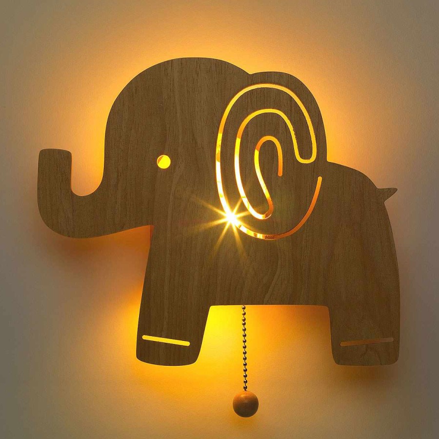 Bedding + Decor Lambs & Ivy | Elephant Led Wall Decor