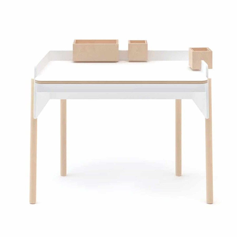 Furniture Oeuf Tables + Chairs | Brooklyn Desk Birch