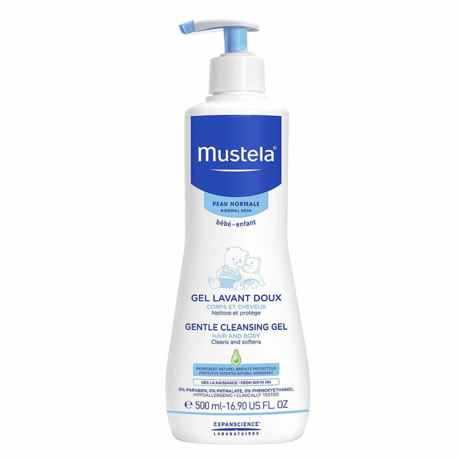 Bathing Mustela Kids Shampoo + Conditioner | Gentle Cleansing Gel