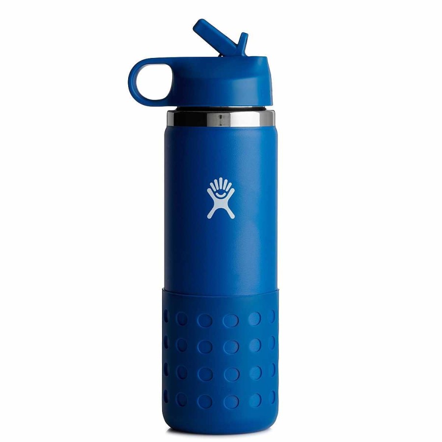 Feeding Hydro Flask Water Bottles | Kids Wide Mouth Straw Lid & Boot