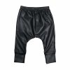 Apparel + Shoes Posh & Cozy Pants + Leggings | Faux Leather Harem Black