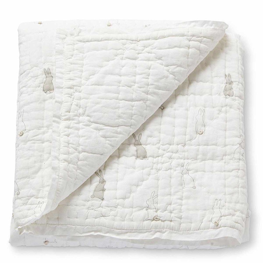 Bedding + Decor Pehr Baby Blankets | Bunny Hop Quilted Nursery Blanket