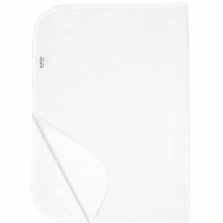 Bedding + Decor Kushies Changing Pad Covers | Change Pad Bonded White Terry