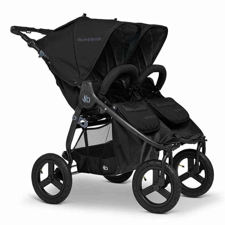 Gear Bumbleride All-Terrain Strollers | Indie Twin Stroller - Matte Black