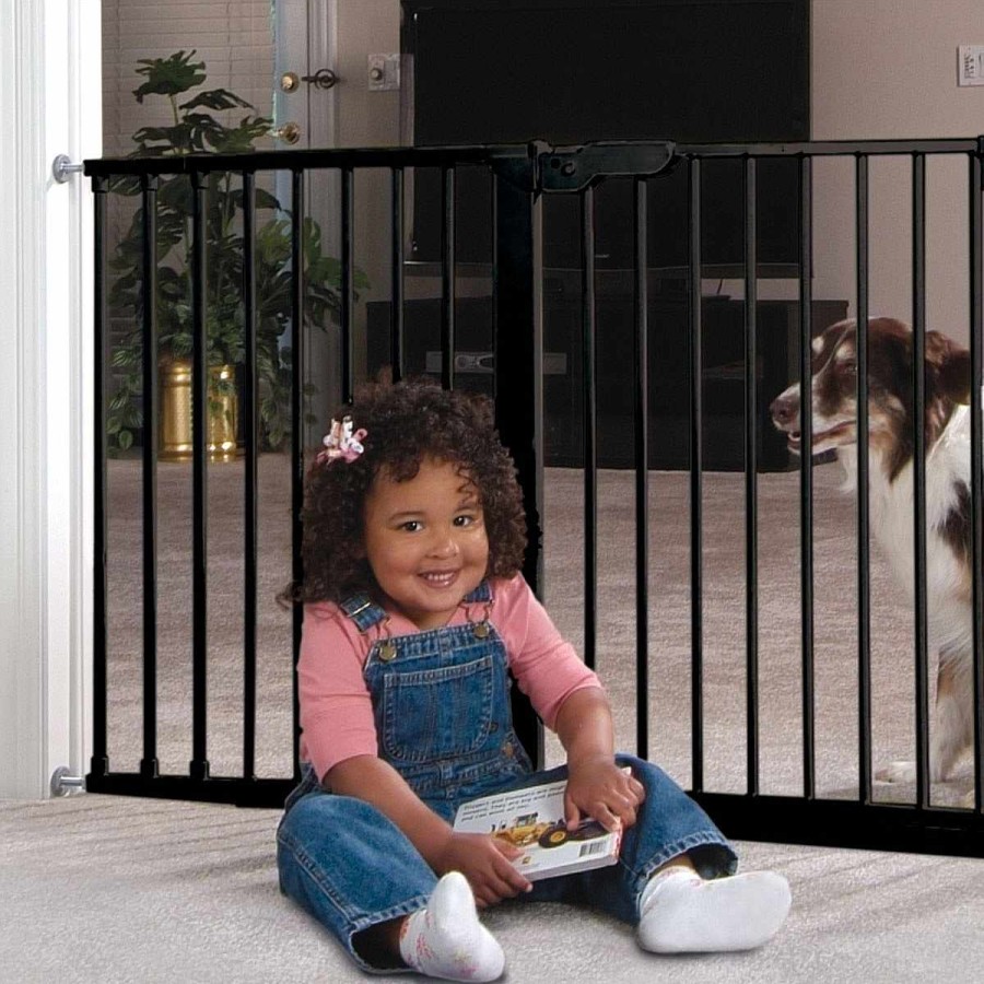 Health + Safety KidCo Safety Gates + Accessories | 12.5" Extension Kit - Black