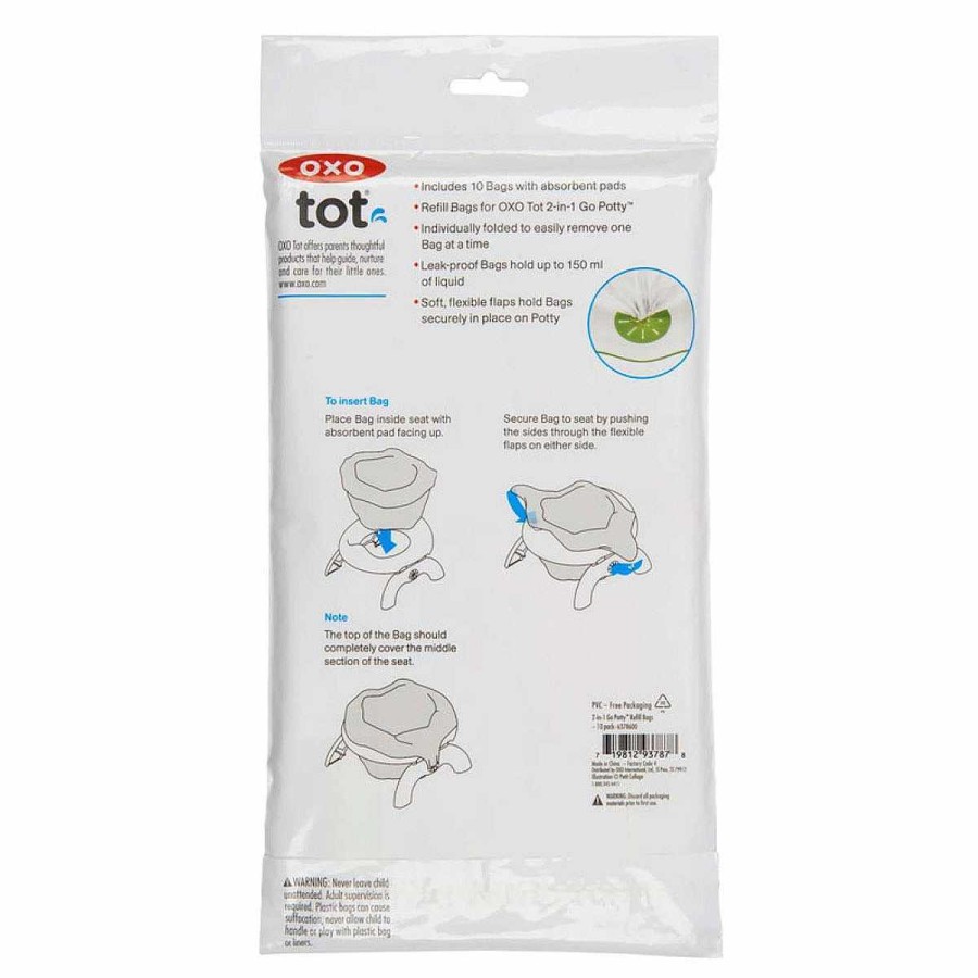 Bathing Oxo Tot Potties | Go Potty Replacement Bag - 10 Pk