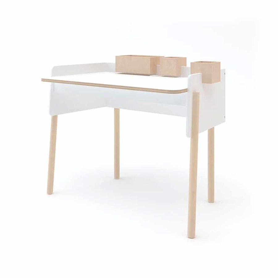 Furniture Oeuf Tables + Chairs | Brooklyn Desk Birch