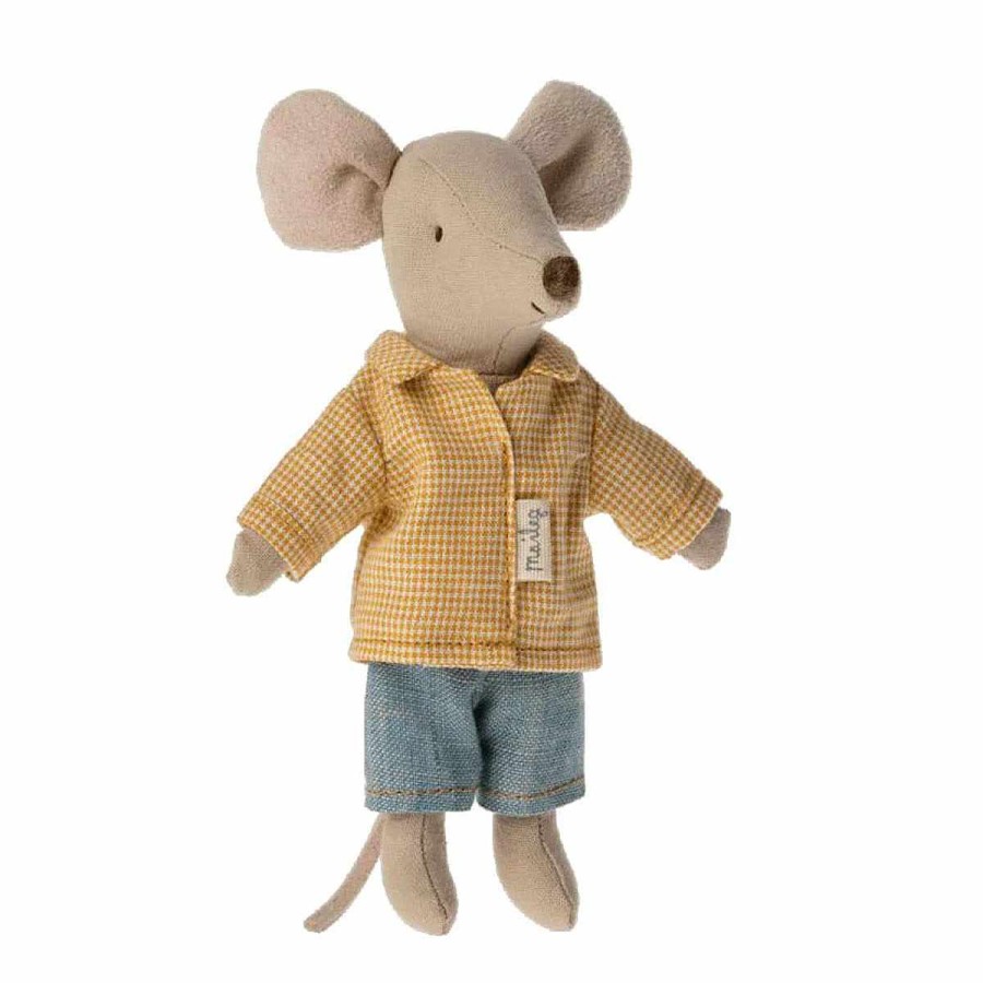 Toys + Gifts Maileg | Big Brother Mouse In Matchbox