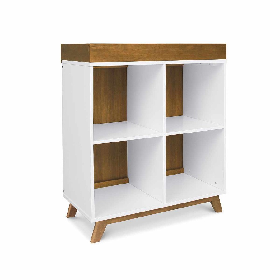 Furniture DaVinci Bookshelves | Otto Convertible Changing Table & Cubby Bookcase