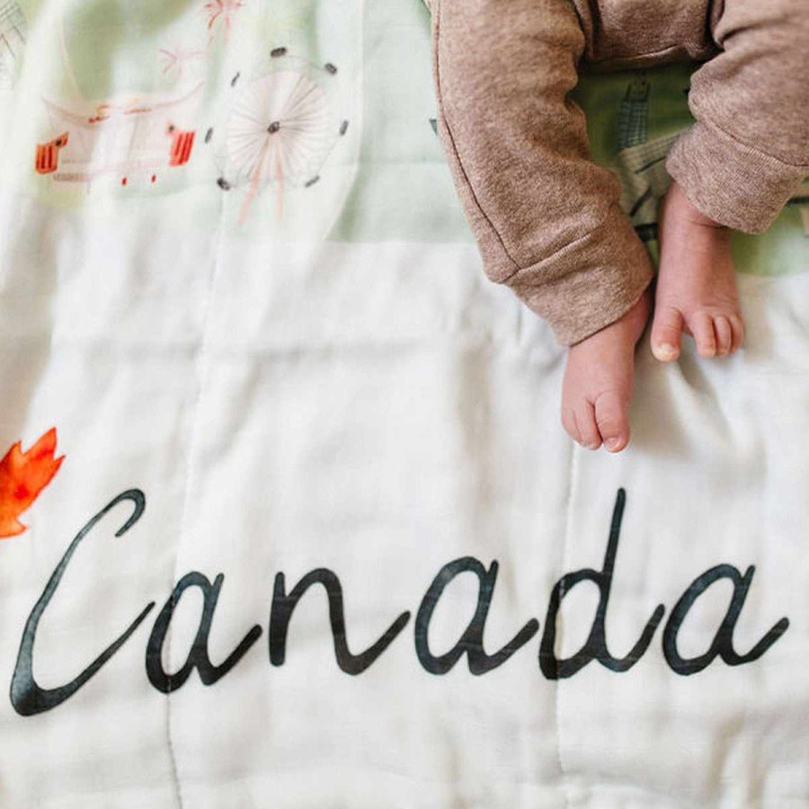 Bedding + Decor LouLou Lollipop Swaddle + Receiving Blankets | Canada Swaddle Blanket