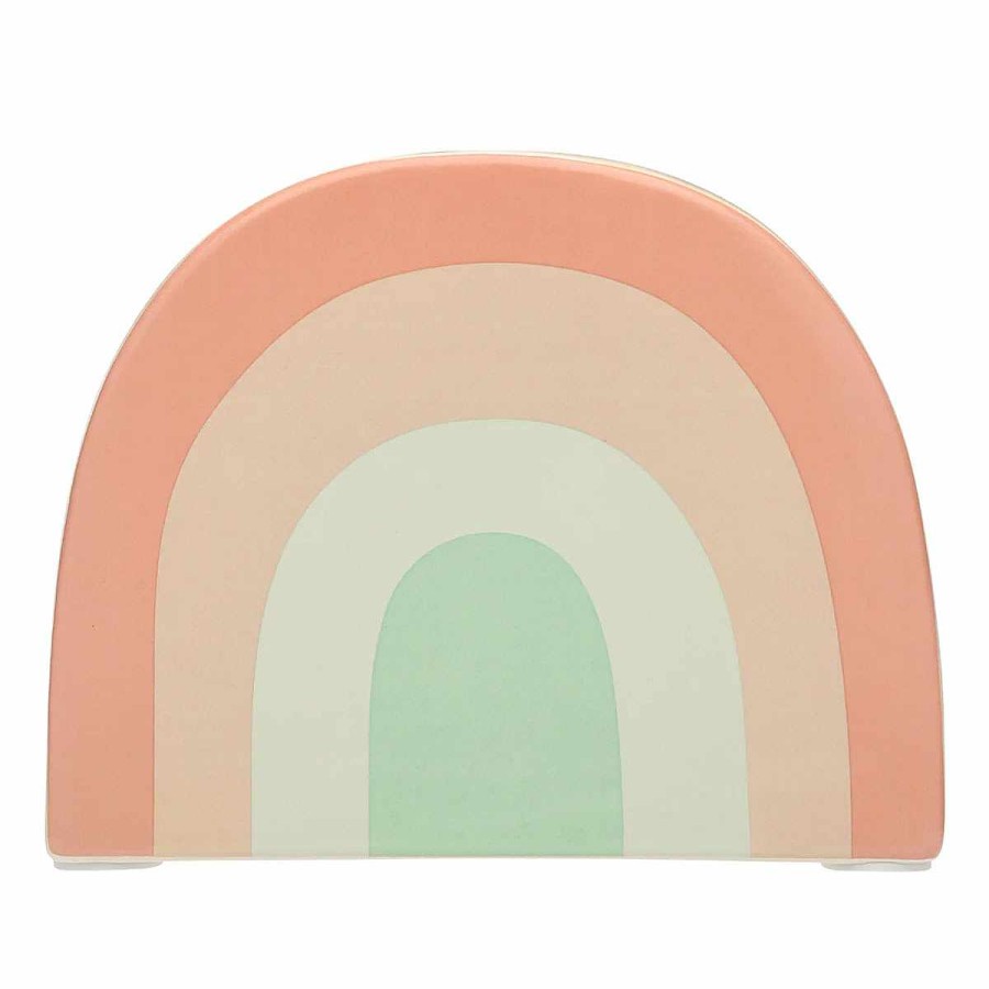 Toys + Gifts Pearhead Piggy Banks | Ceramic Rainbow Bank