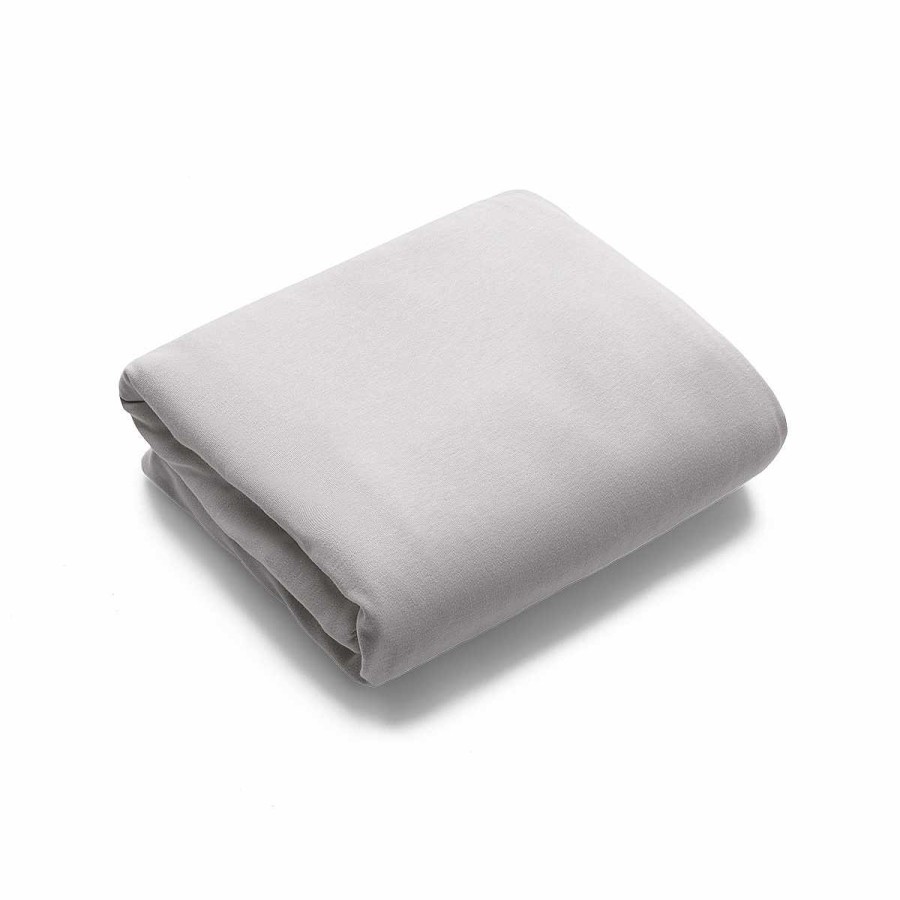 Bedding + Decor Bugaboo Travel Crib Sheets | Stardust Cotton Sheet Mineral White