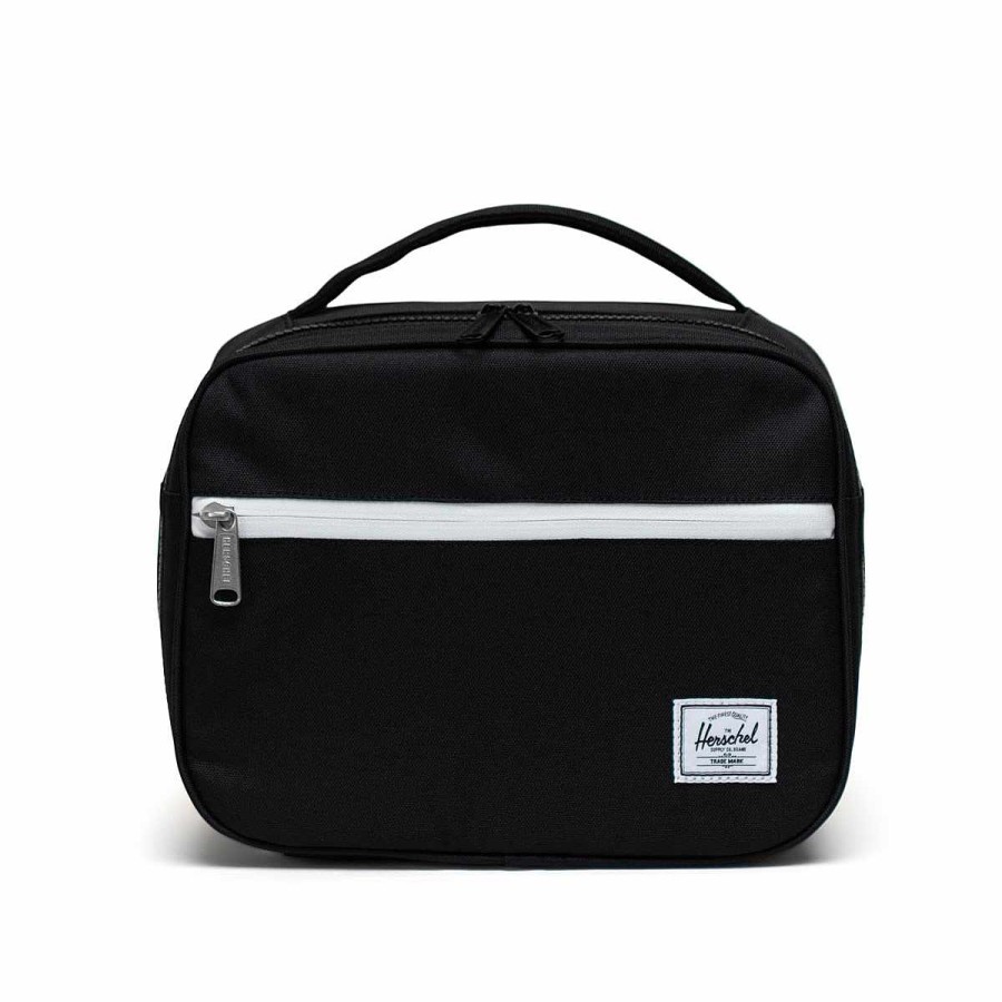 Feeding Herschel Kids Lunch Bags + Boxes | Little Herschel Pop Quiz Lunch Box Black