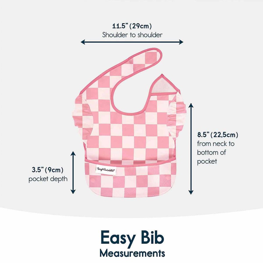 Feeding Tiny Twinkle Catch Bibs | Mess-Proof Ruffle Easy Bibs