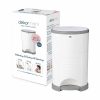 Bathing Dekor Nursery Diaper Pails | Mini Diaper Pail White