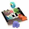 Toys + Gifts Vilac Kids Puzzles | Andy Westface Jungle Sound Puzzle